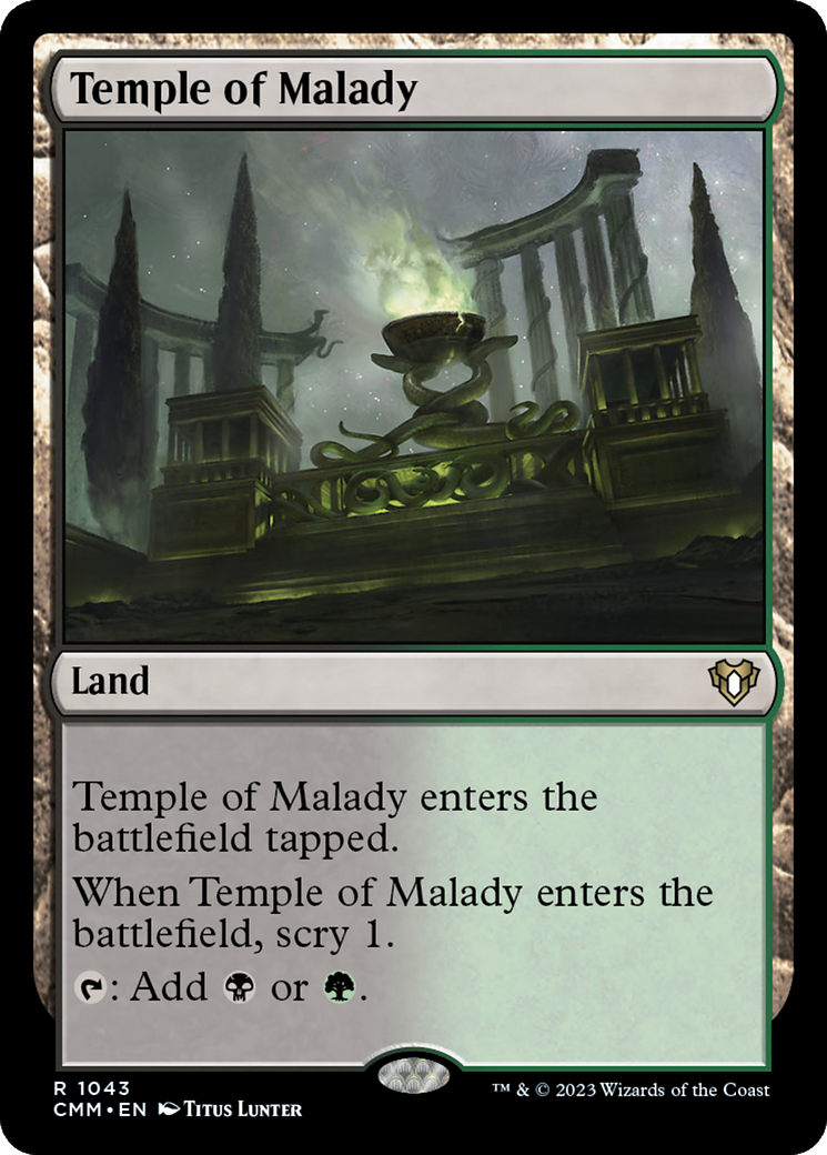 Temple of Malady [Commander Masters] | Grognard Games