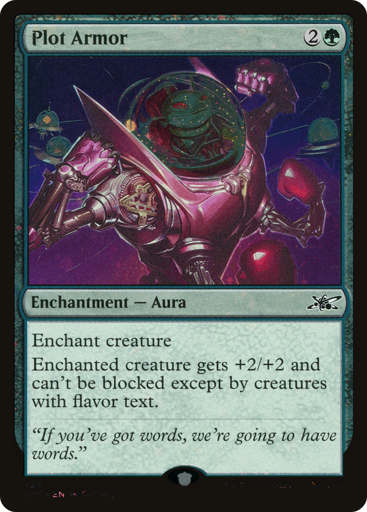 Plot Armor (Galaxy Foil) [Unfinity] | Grognard Games