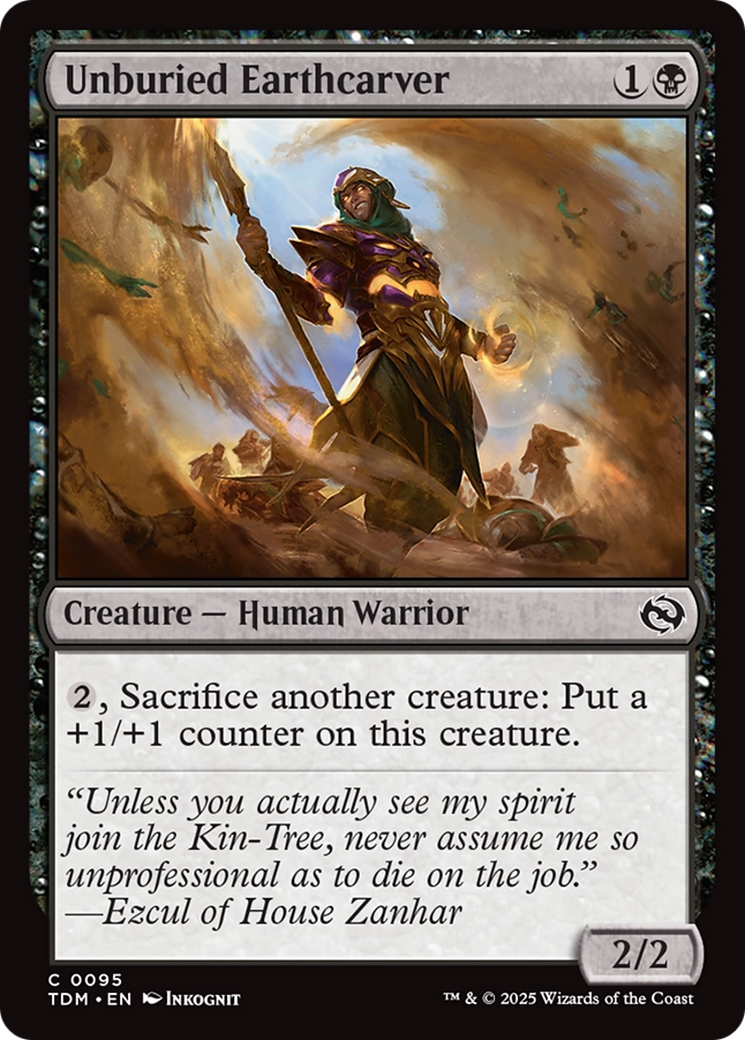 Unburied Earthcarver [Tarkir: Dragonstorm] | Grognard Games