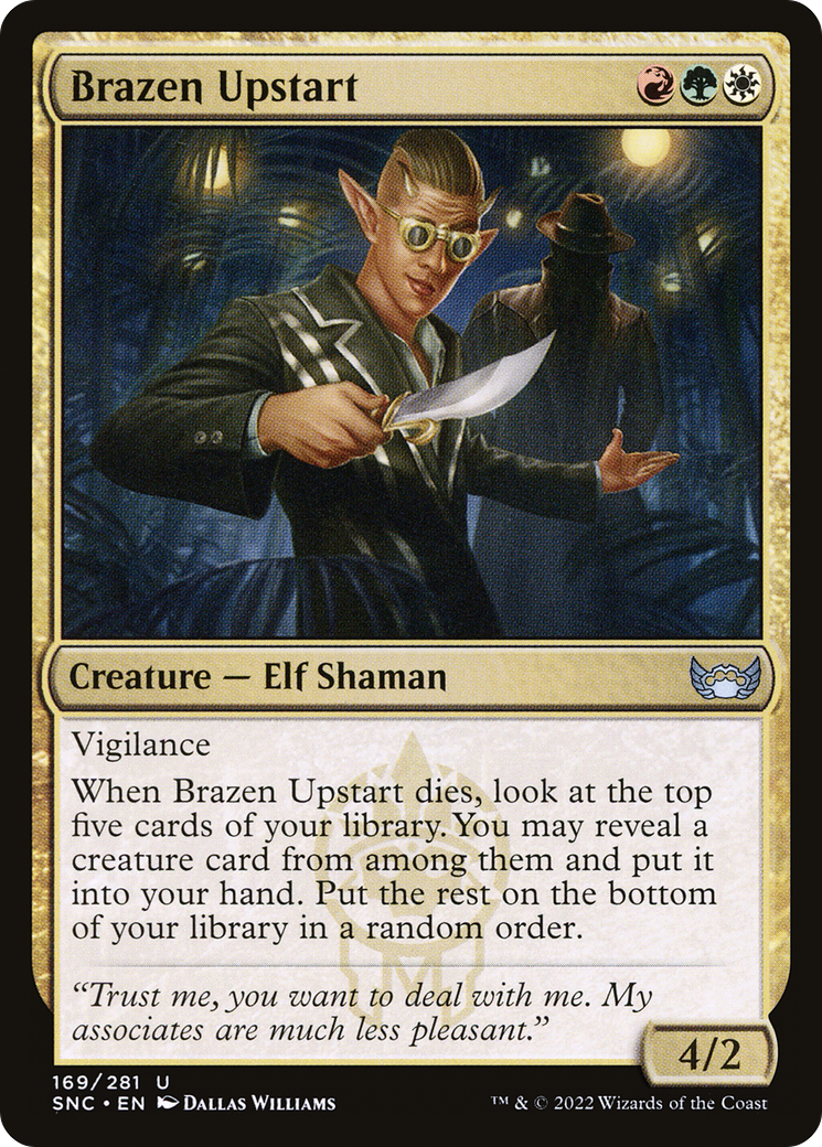 Brazen Upstart [Streets of New Capenna] | Grognard Games