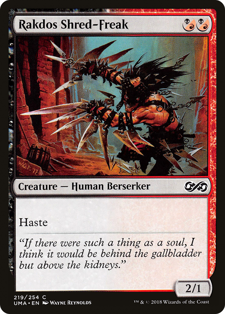 Rakdos Shred-Freak (UMA-219) - Ultimate Masters Foil | Grognard Games
