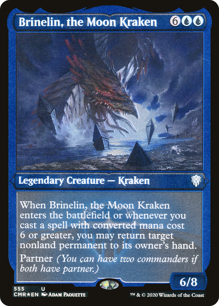 Brinelin, the Moon Kraken (Etched) [Commander Legends] | Grognard Games