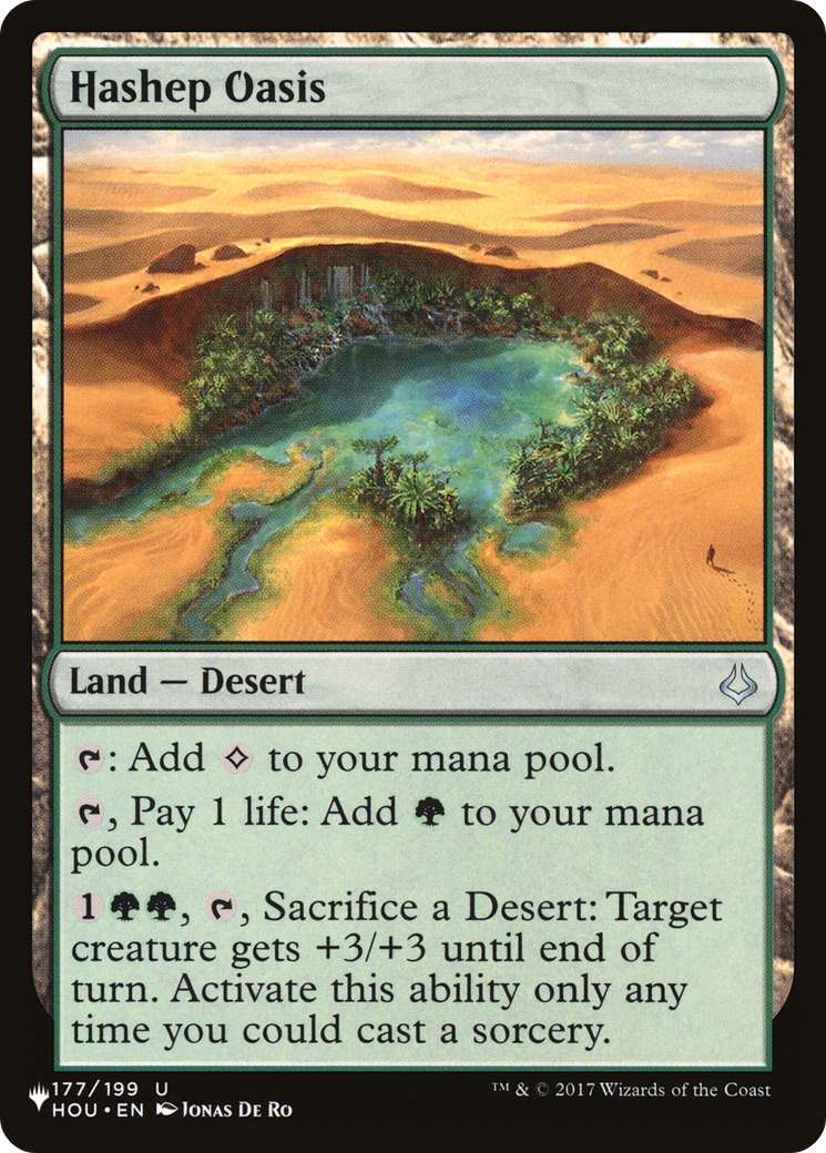 Hashep Oasis [The List] | Grognard Games