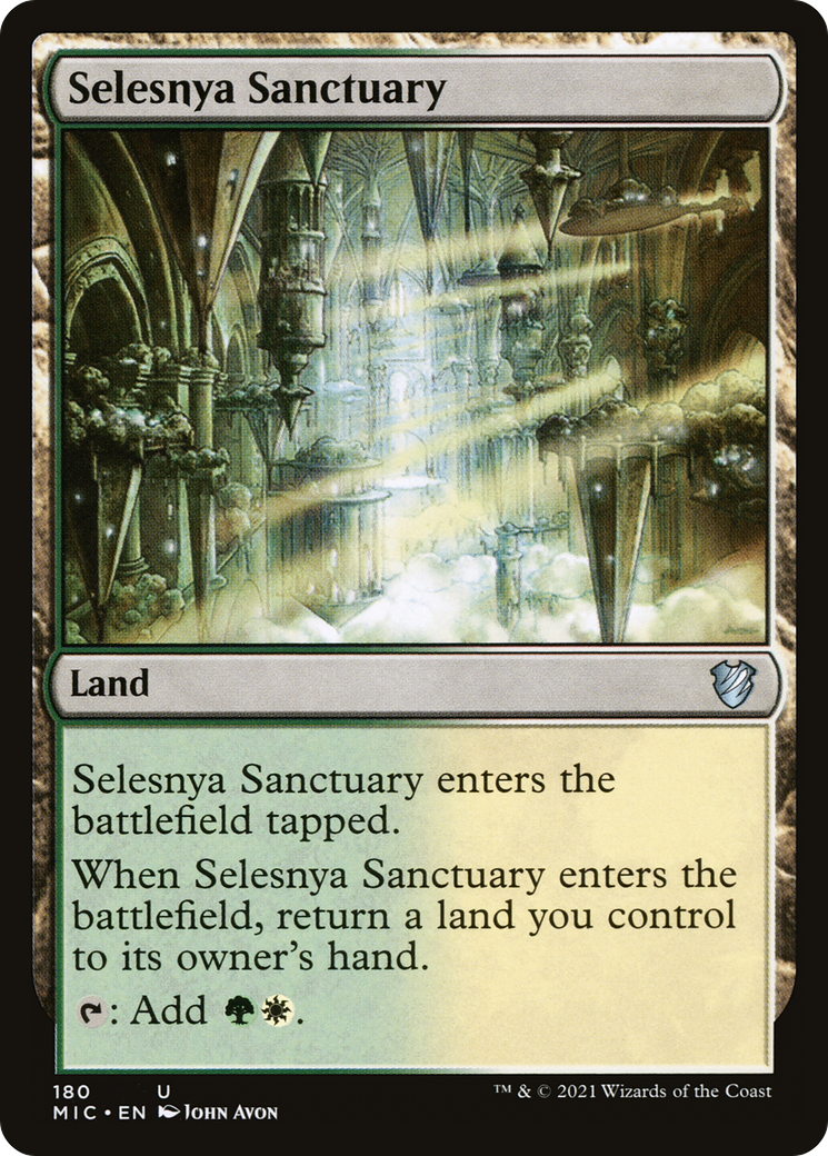 Selesnya Sanctuary [Innistrad: Midnight Hunt Commander] | Grognard Games
