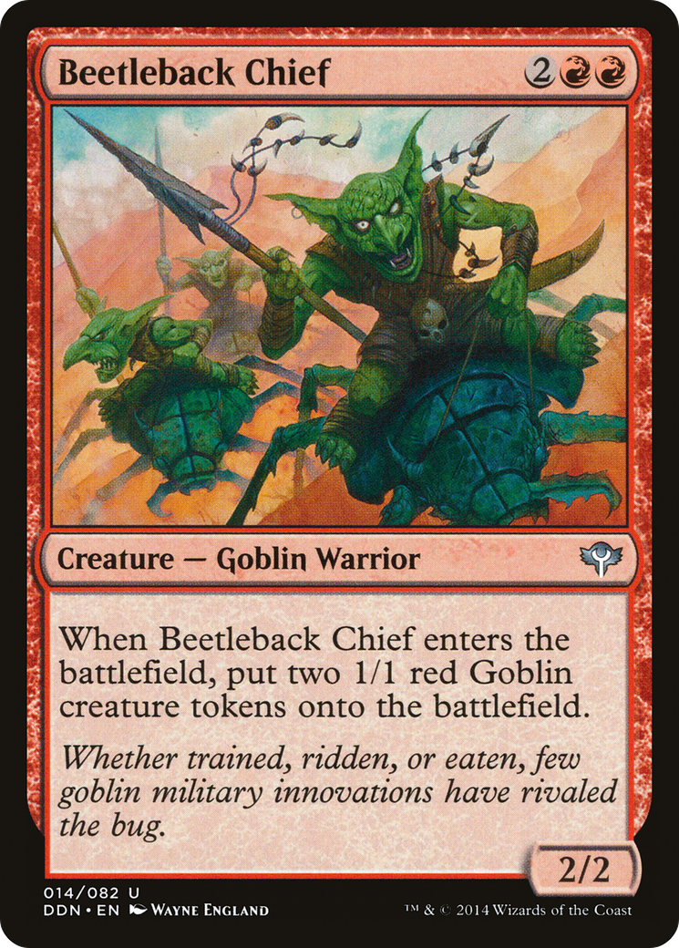 Beetleback Chief [Duel Decks: Speed vs. Cunning] | Grognard Games