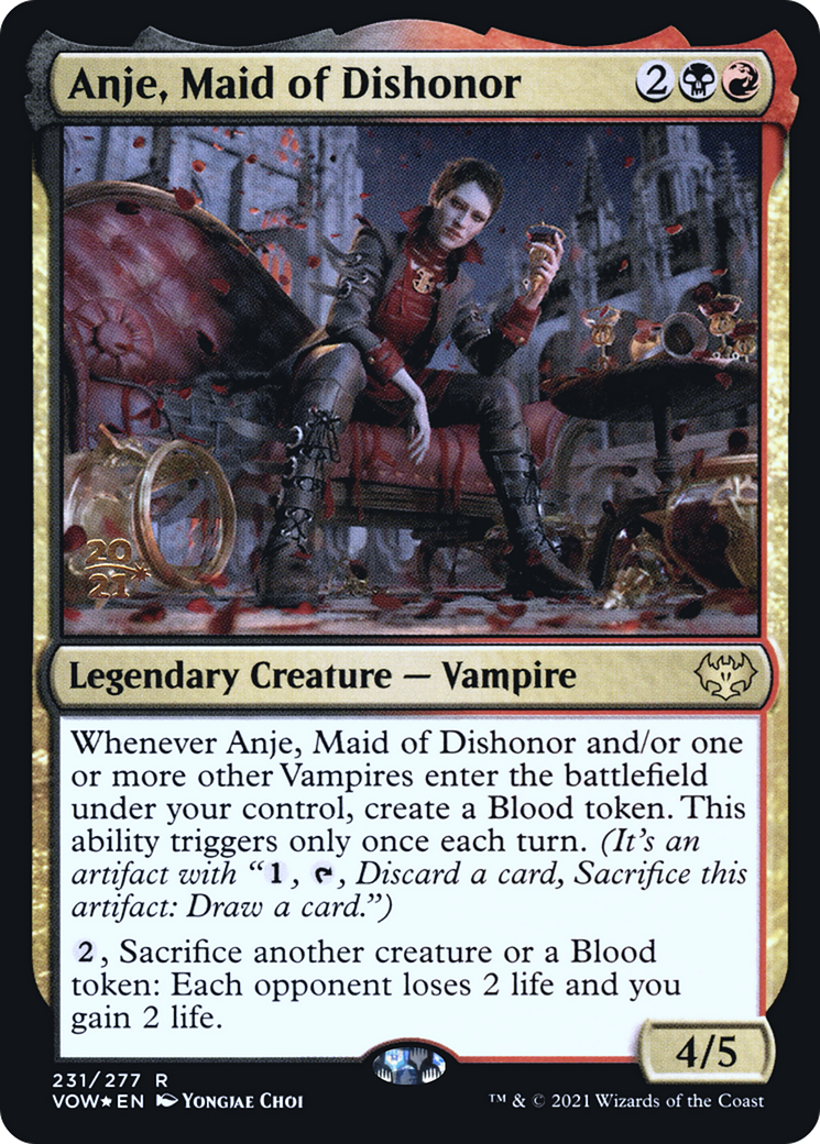 Anje, Maid of Dishonor [Innistrad: Crimson Vow Prerelease Promos] | Grognard Games