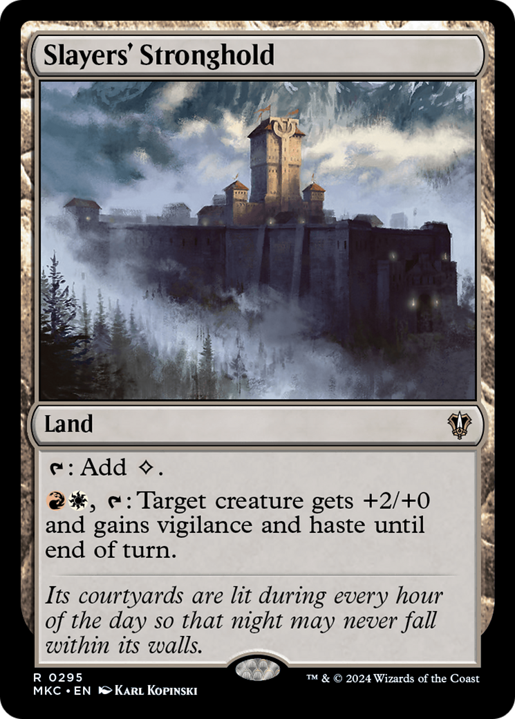 Slayers' Stronghold [Murders at Karlov Manor Commander] | Grognard Games