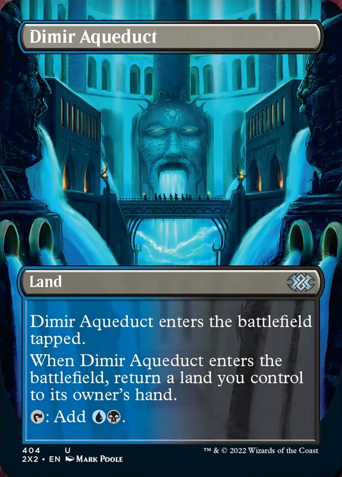 Dimir Aqueduct (Borderless Alternate Art) [Double Masters 2022] | Grognard Games