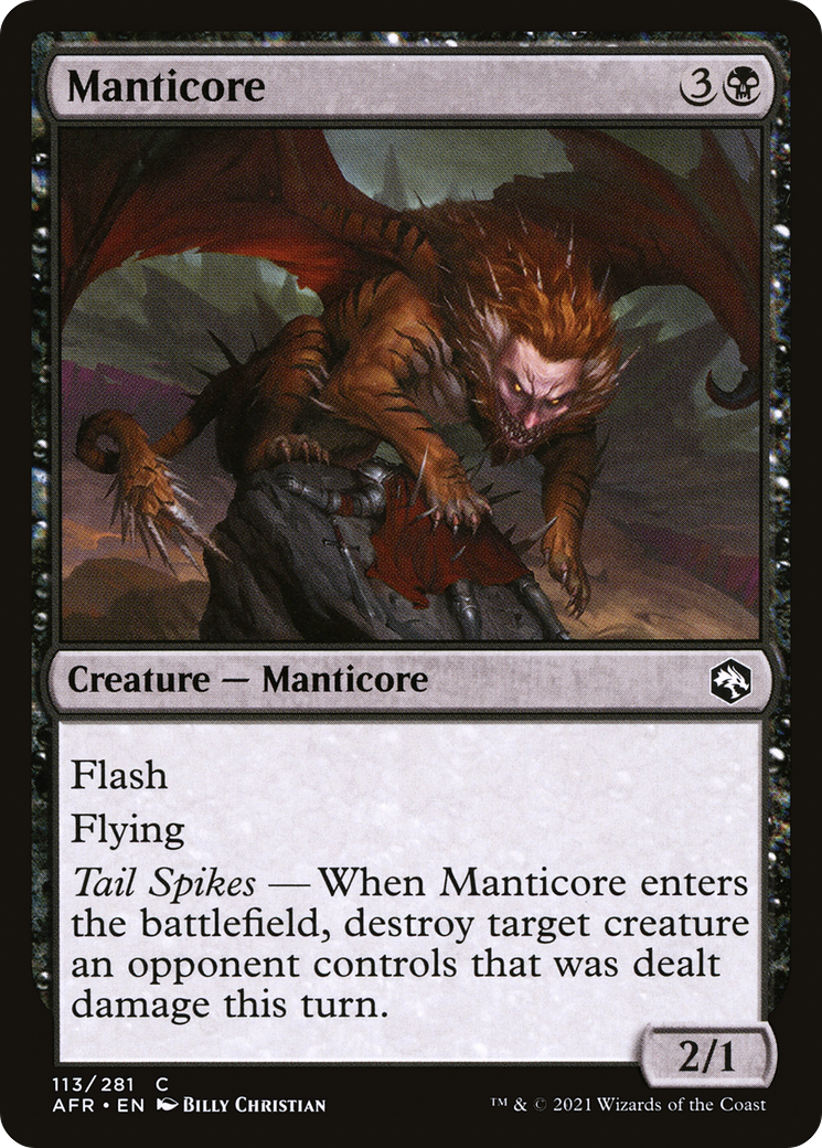 Manticore [Dungeons & Dragons: Adventures in the Forgotten Realms] | Grognard Games