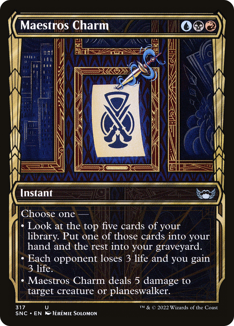 Maestros Charm (Showcase Golden Age) [Streets of New Capenna] | Grognard Games