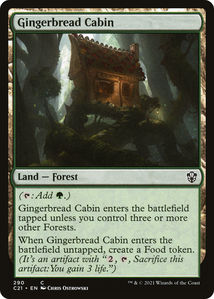 Gingerbread Cabin [Commander 2021] | Grognard Games