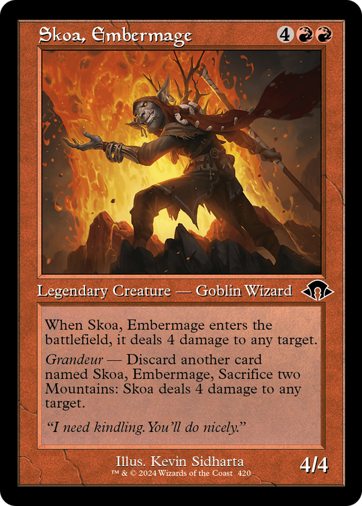 Skoa, Embermage (Retro) [Modern Horizons 3] | Grognard Games