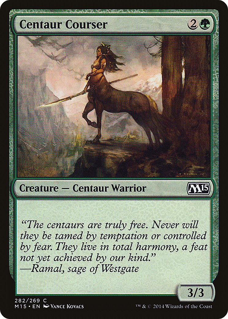 Centaur Courser (M15-282) - Magic 2015 Foil | Grognard Games