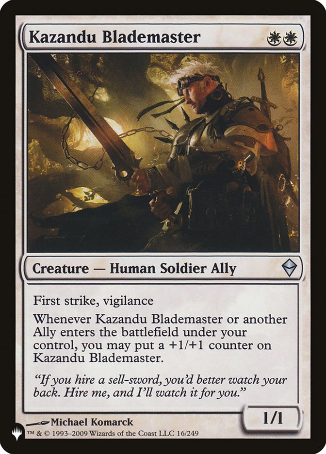 Kazandu Blademaster [The List] | Grognard Games