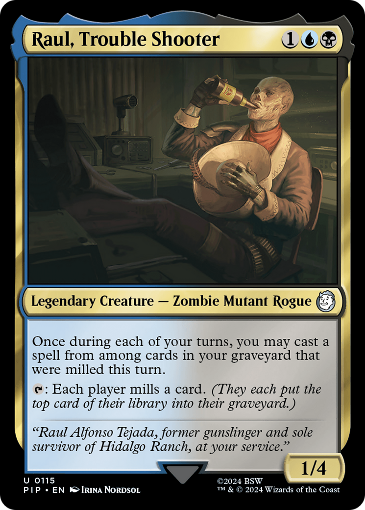 Raul, Trouble Shooter [Fallout] | Grognard Games