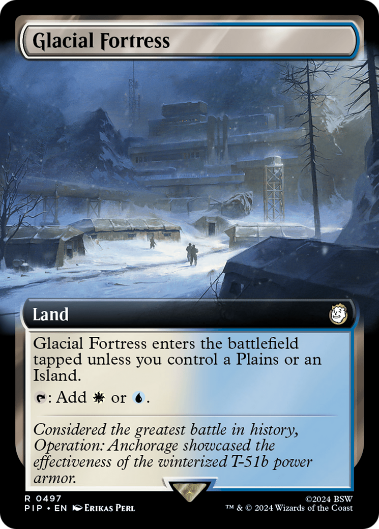 Glacial Fortress (Extended Art) [Fallout] | Grognard Games