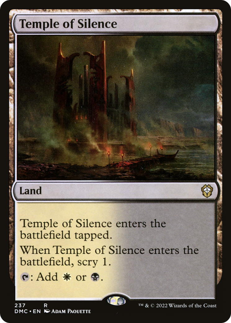 Temple of Silence [Dominaria United Commander] | Grognard Games