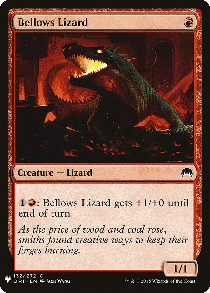 Bellows Lizard [Mystery Booster] | Grognard Games