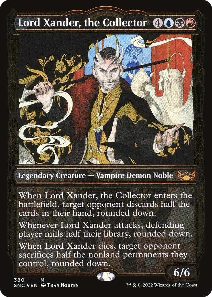 Lord Xander, the Collector (Showcase Golden Age Gilded Foil) [Streets of New Capenna] | Grognard Games