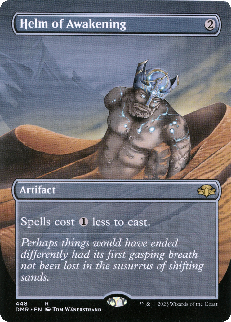Helm of Awakening (Borderless Alternate Art) [Dominaria Remastered] | Grognard Games