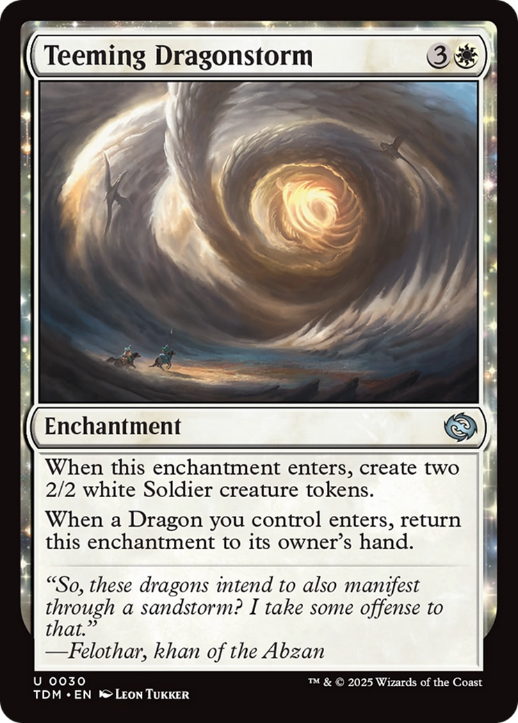Teeming Dragonstorm [Tarkir: Dragonstorm] | Grognard Games