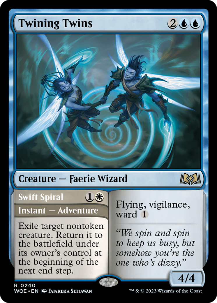 Twining Twins // Swift Spiral [Wilds of Eldraine] | Grognard Games