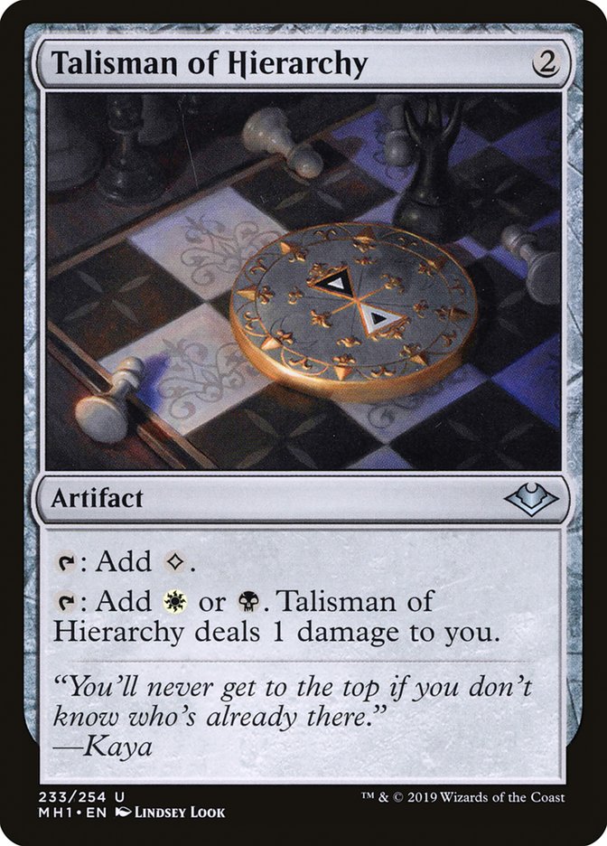 Talisman of Hierarchy [Modern Horizons] | Grognard Games