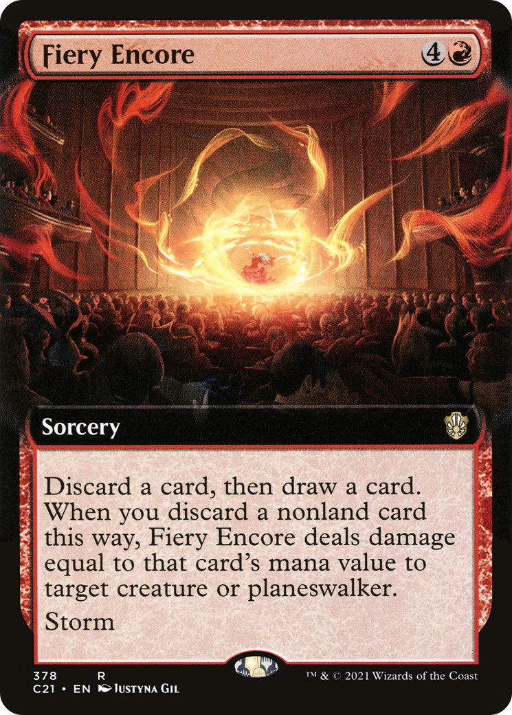 Fiery Encore (Extended) [Commander 2021] | Grognard Games