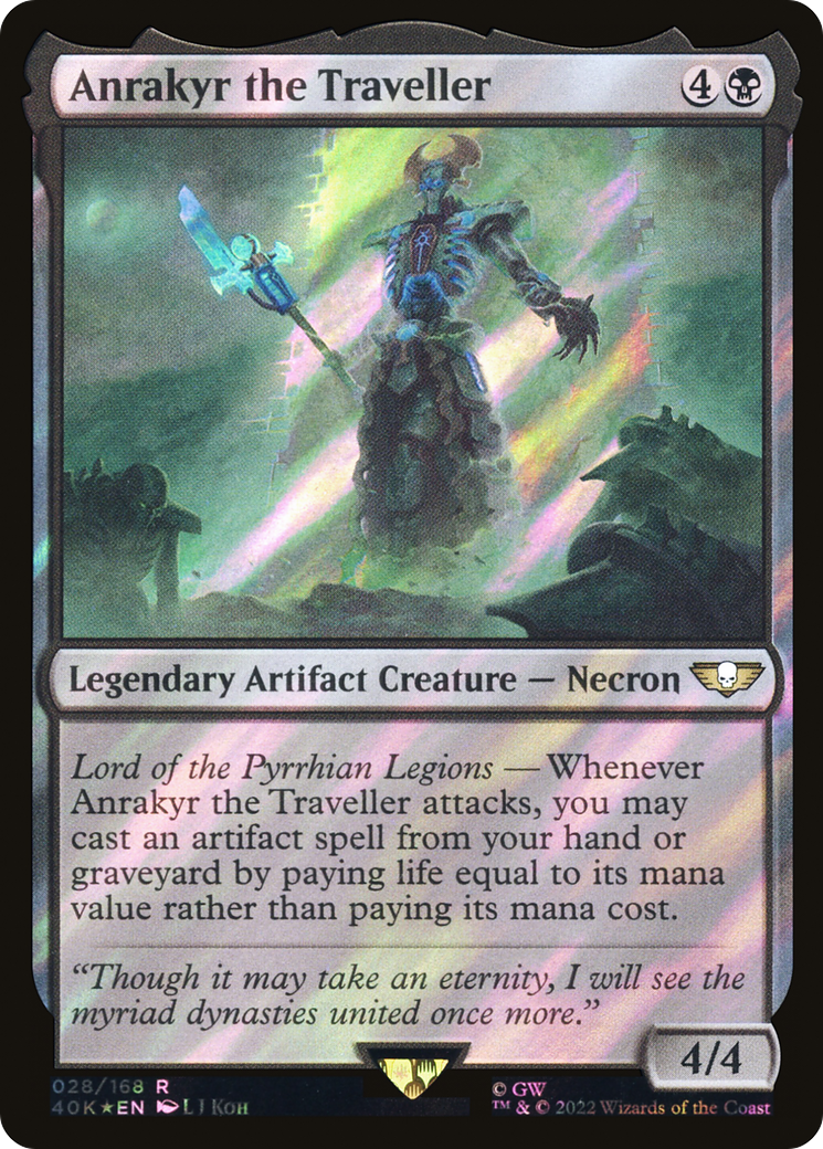 Anrakyr the Traveller (Surge Foil) [Universes Beyond: Warhammer 40,000] | Grognard Games