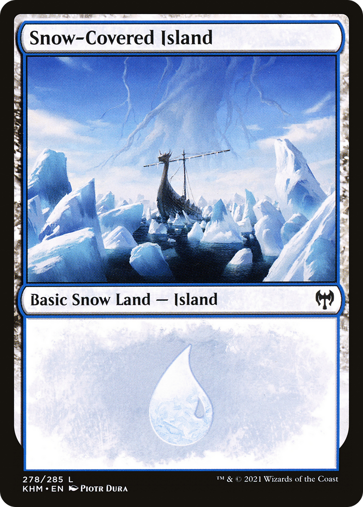Snow-Covered Island (278) [Kaldheim] | Grognard Games