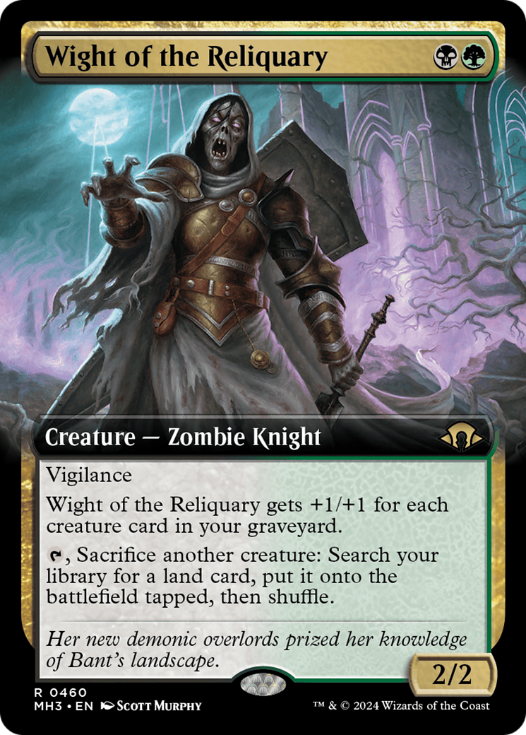 Wight of the Reliquary (Extended Art) [Modern Horizons 3] | Grognard Games