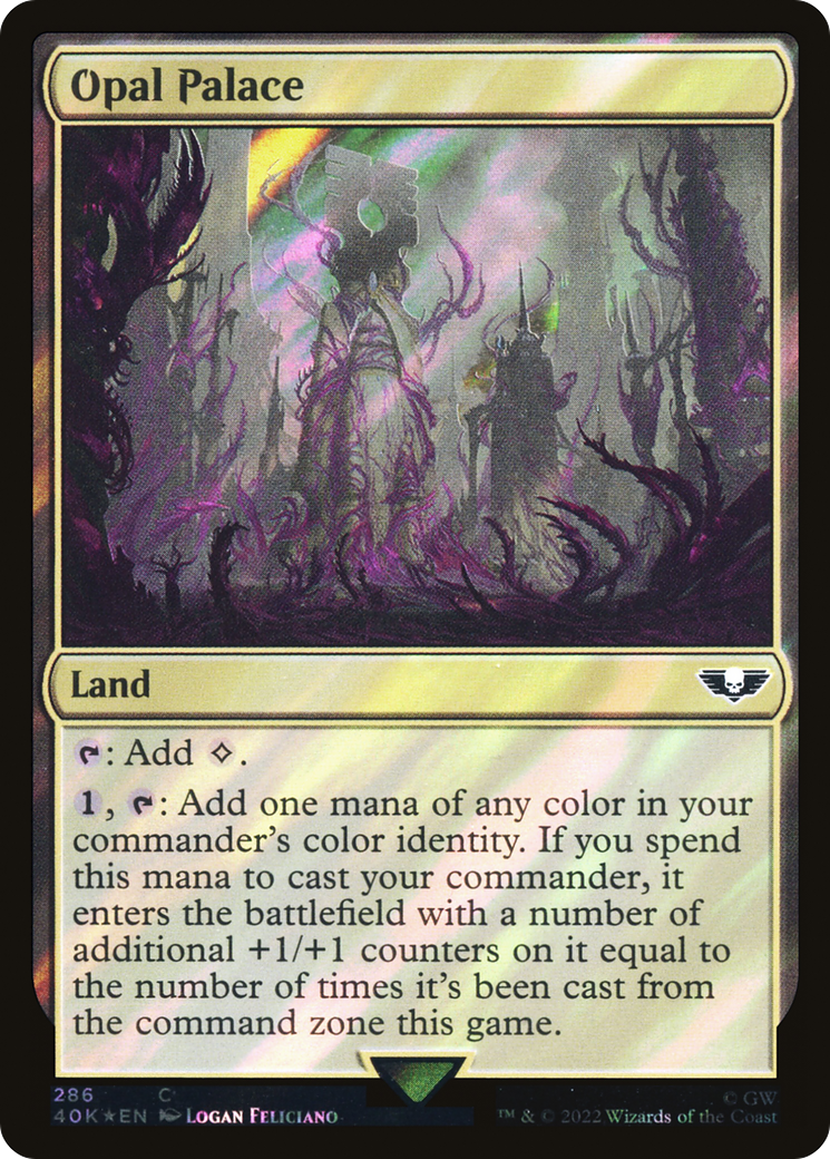 Opal Palace (Surge Foil) [Universes Beyond: Warhammer 40,000] | Grognard Games