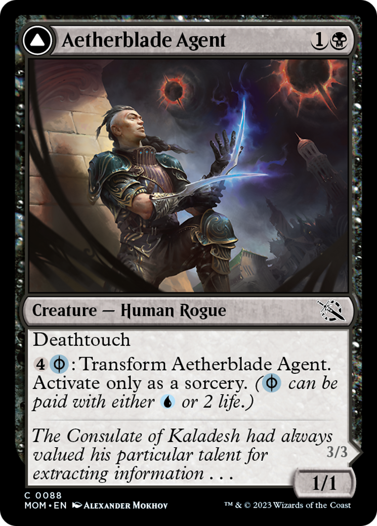 Aetherblade Agent // Gitaxian Mindstinger [March of the Machine] | Grognard Games