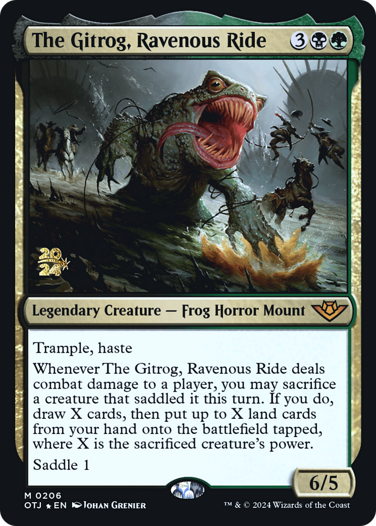 The Gitrog, Ravenous Ride [Outlaws of Thunder Junction Prerelease Promos] | Grognard Games