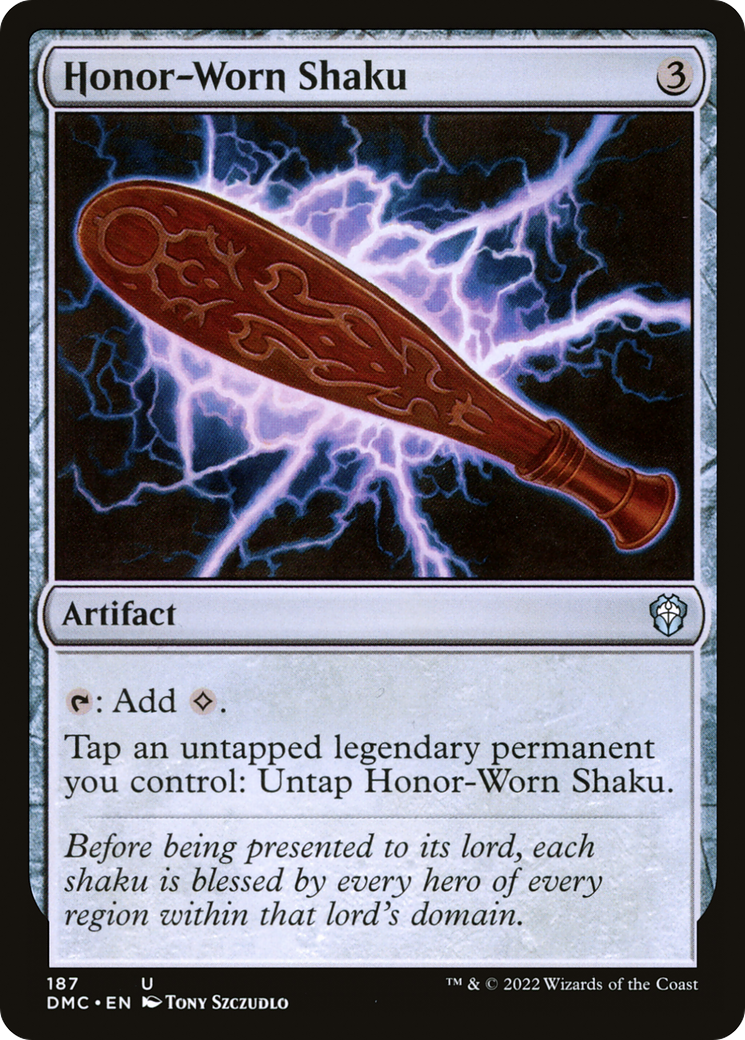 Honor-Worn Shaku [Dominaria United Commander] | Grognard Games