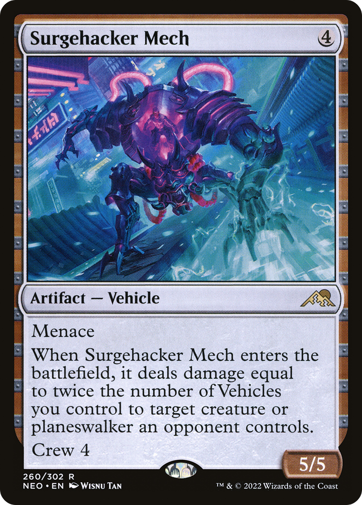 Surgehacker Mech [Kamigawa: Neon Dynasty] | Grognard Games