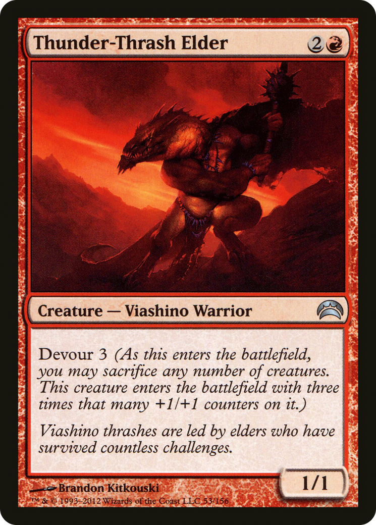 Thunder-Thrash Elder (PC2-053) - Planechase 2012 Foil | Grognard Games