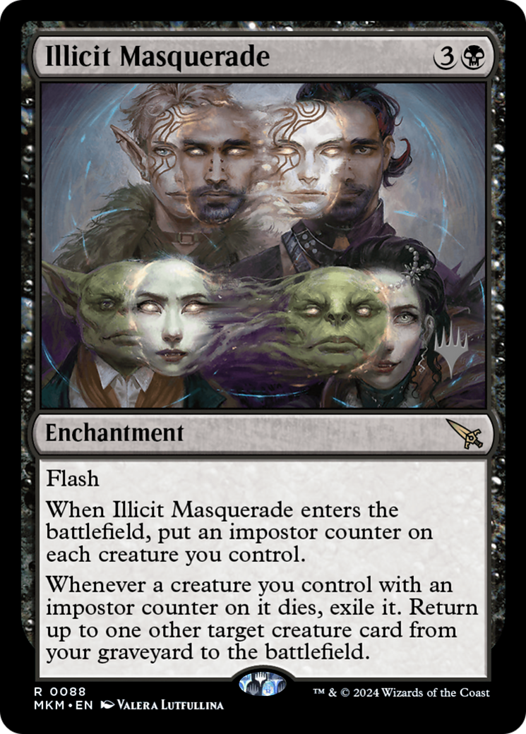Illicit Masquerade (Promo Pack) [Murders at Karlov Manor Promos] | Grognard Games