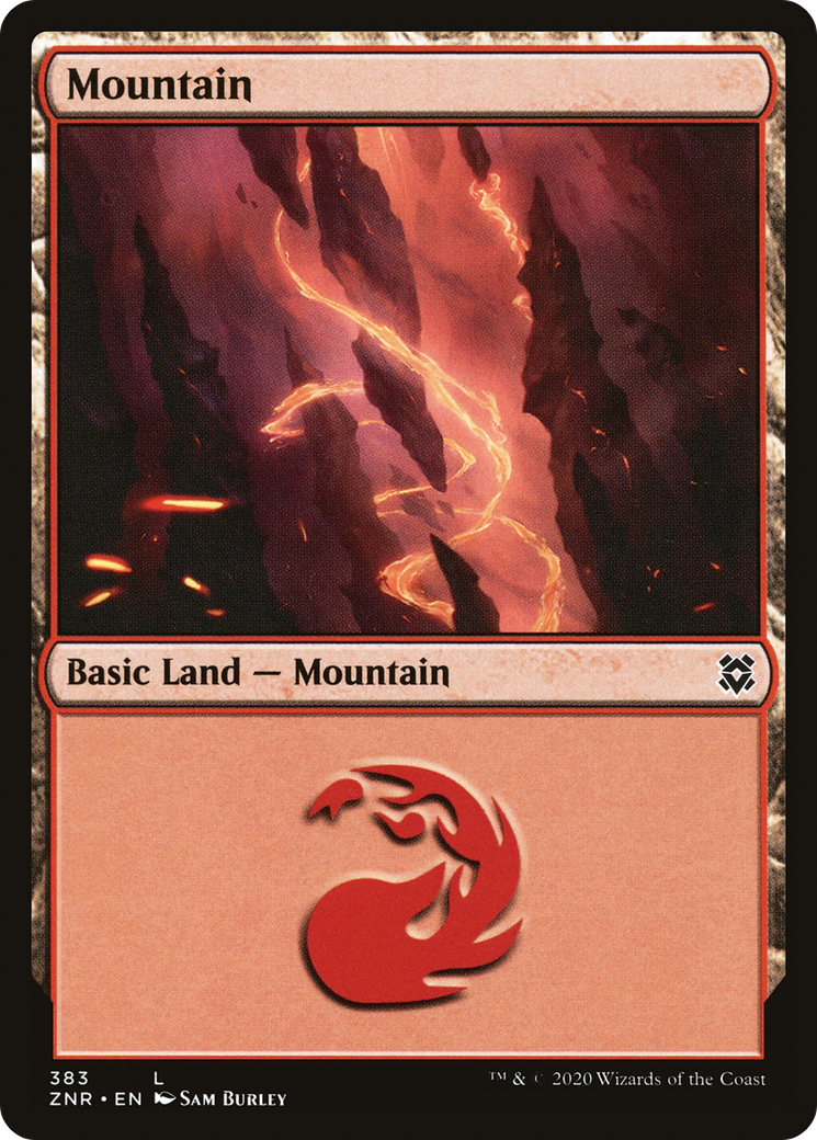 Mountain (383) [Zendikar Rising] | Grognard Games