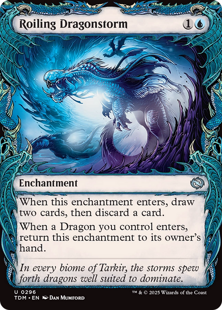 Roiling Dragonstorm (Showcase) [Tarkir: Dragonstorm] | Grognard Games