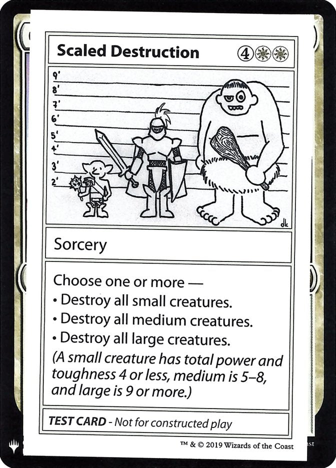 Scaled Destruction [Mystery Booster Playtest Cards] | Grognard Games