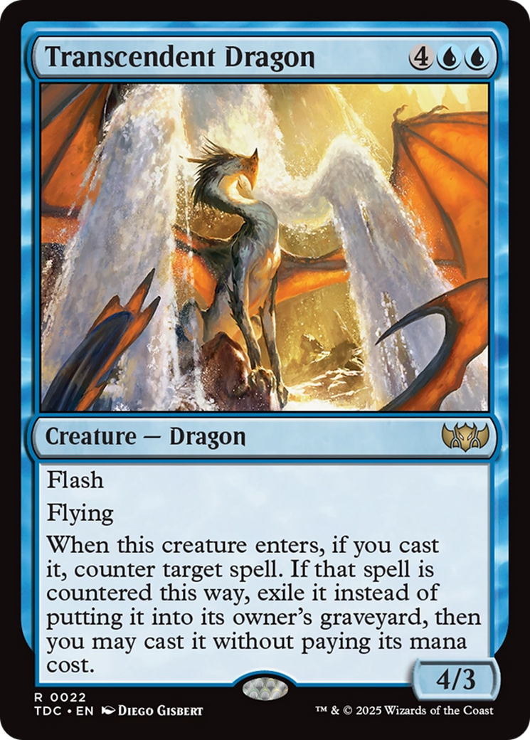 Transcendent Dragon [Tarkir: Dragonstorm Commander] | Grognard Games