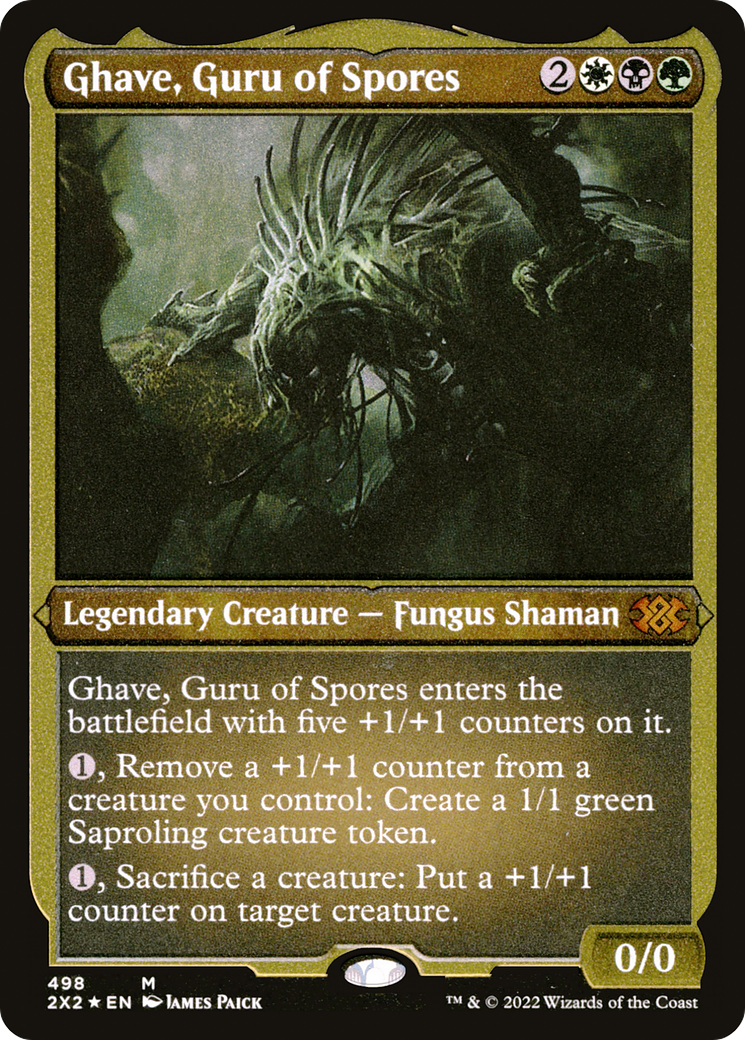 Ghave, Guru of Spores (Foil Etched) (2X2-498) - Double Masters 2022 Foil | Grognard Games