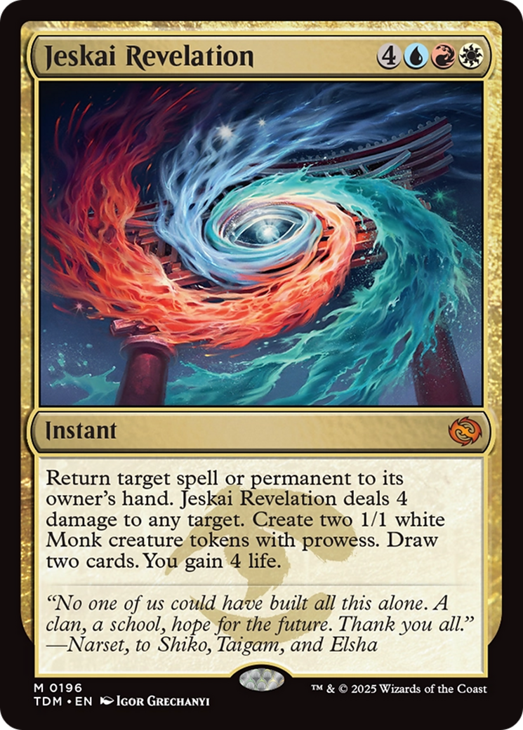 Jeskai Revelation [Tarkir: Dragonstorm] | Grognard Games