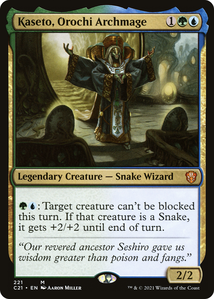 Kaseto, Orochi Archmage [Commander 2021] | Grognard Games