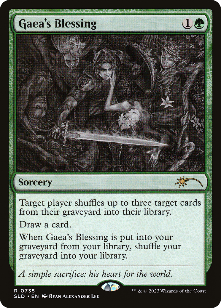 Gaea's Blessing (Sketch Showcase) [Secret Lair Drop Series] | Grognard Games
