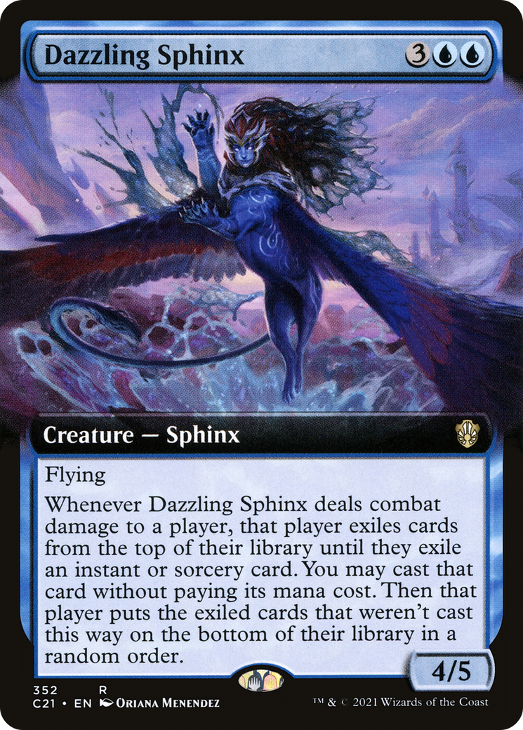 Dazzling Sphinx (Extended) [Commander 2021] | Grognard Games
