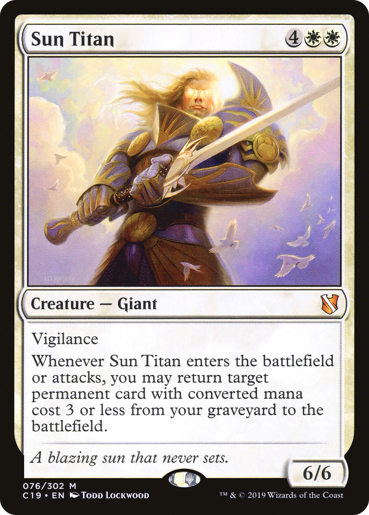 Sun Titan [Commander 2019] | Grognard Games