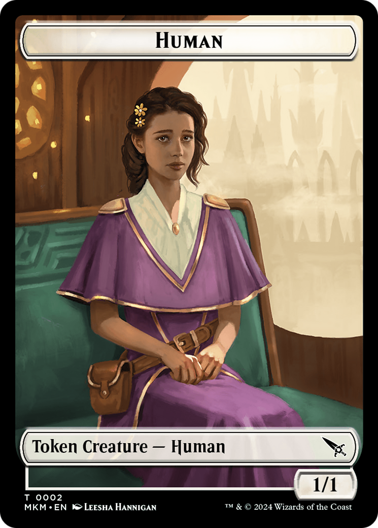 Thopter (0020) // Human Double-Sided Token [Murders at Karlov Manor Tokens] | Grognard Games