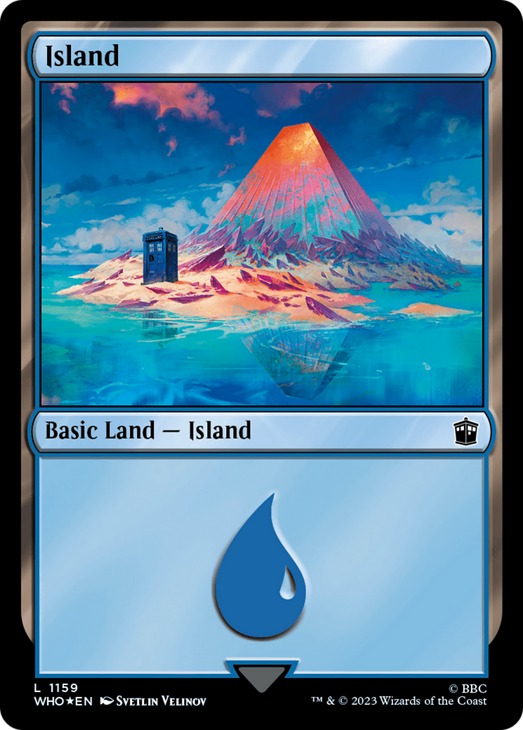 Island (1159) (Surge Foil) [Doctor Who] | Grognard Games